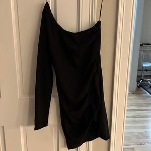 Windsor totally chic, one shoulder mini dress